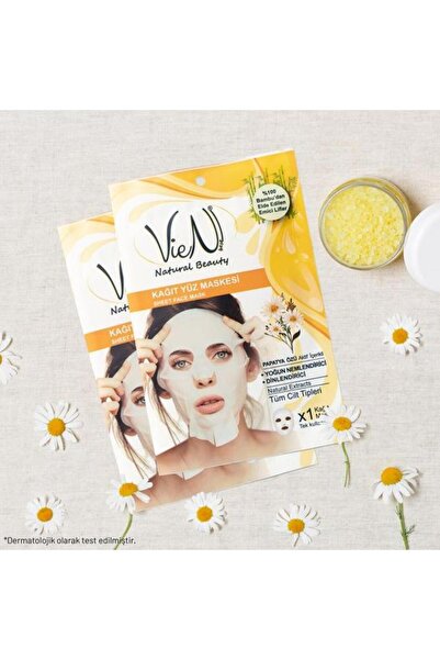 Viola chamomile sheet face mask