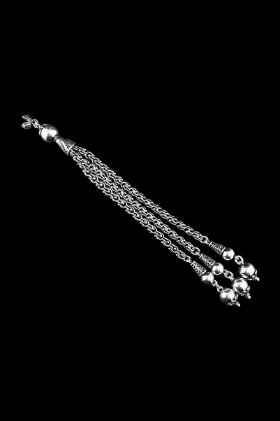 Duende Silver 925 Ayar Gümüş Tesbih Püskülü,Osmanlı Motifi İşlemeli Tesbih Pü...