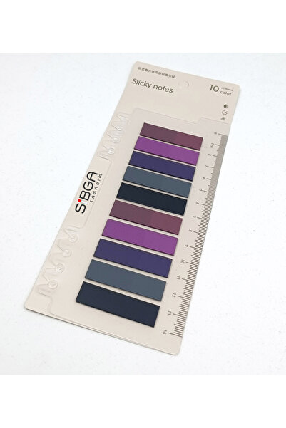 sibga tasarım Transparent Colored Postit Post-it Post It.Bookmark Bookmark Postit Sticker Note Paper 200 Sheets