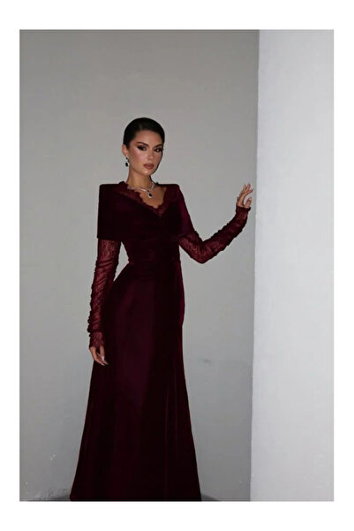 ADORA فستان مخمل (يرجى اختيار القياس بعنايه لتجنب الارجاع)