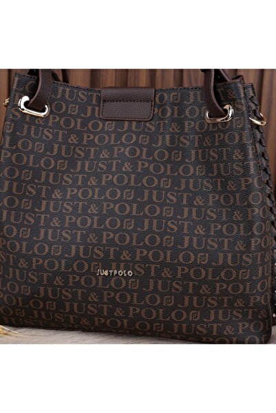 JP POLO Women's Original Just Polo New Season Large Size Soft Leather Luxury Handbag Shopper