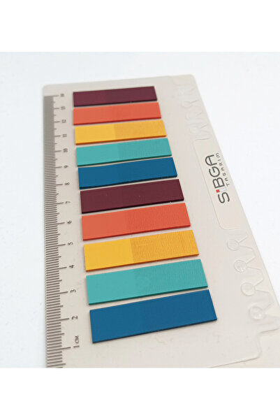 sibga tasarım Transparent Colored Postit Post-it Post It.Bookmark Bookmark Postit Sticker Note Paper 200 Sheets