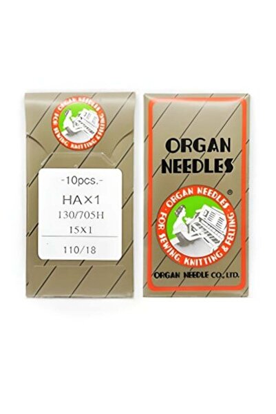 ORGAN NEEDLES Home Sewing Machine Needle 110/18 HA (10 pcs)