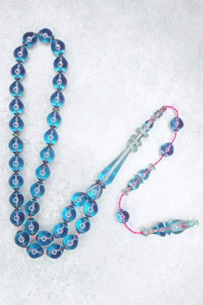 ŞAHBEY TESBİH سبحة من العنبر الناري بصناعة يدوية متقنة / إمامي مع حلقة