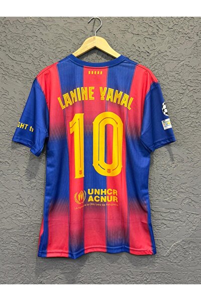 Flextreme Barcelona 10 Lamine-Yamal 2025-2026 Lacivert İç Saha Yetişkin Futbol Forması (Lacivert) Jersey