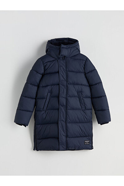 LC Waikiki Rmz Gi̇yi̇m Farkiyla Hooded Boys' Puffer Jacket