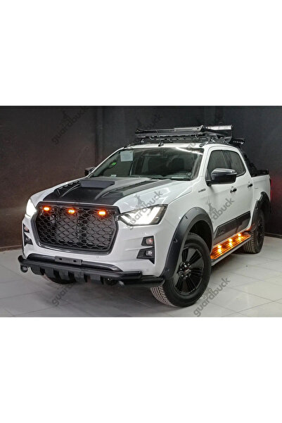 guardbuck ISUZU D-MAX 2012-2019 - ÖN KORUMA - SHARK BIYIK - SİYAH - 70Ø LİK B...