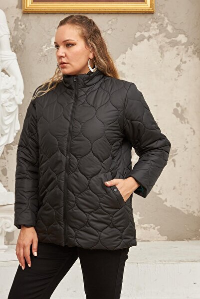RMG Quilted plus size jacket