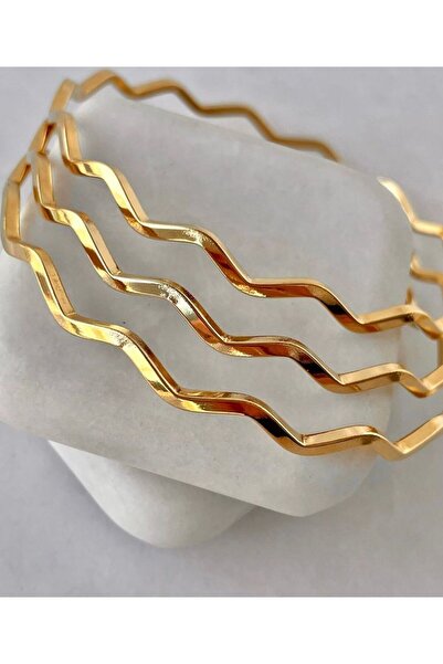 Store ZİKZAK AJDA GOLD KARARMAZ ÇELİK BİLEZİK 1 ADET