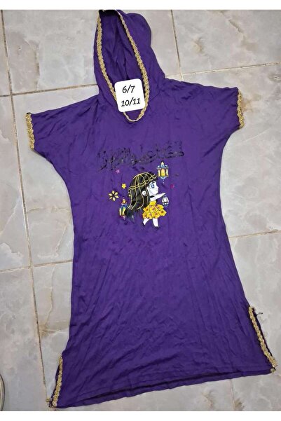 RAHAF TİCARET Kız Çocuk Ramazan Için Arapça Yazılı Elbise