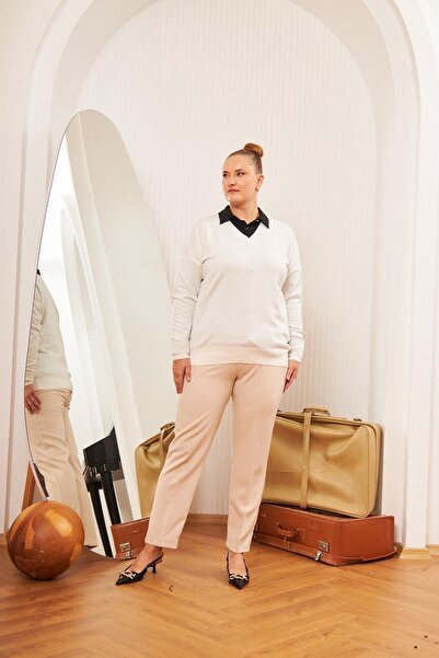 RMG Plus size cashmere blend sweater