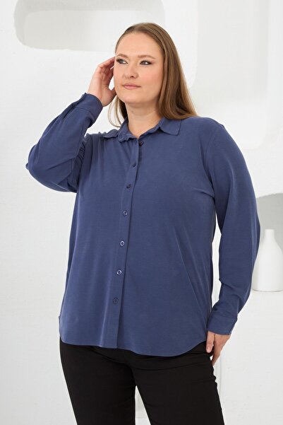 RMG Plus size modal fabric shirt