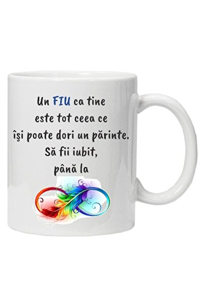 CRD PRINT Personalized mug with the text "A SON ...", CRD PRINT, 330ml, white