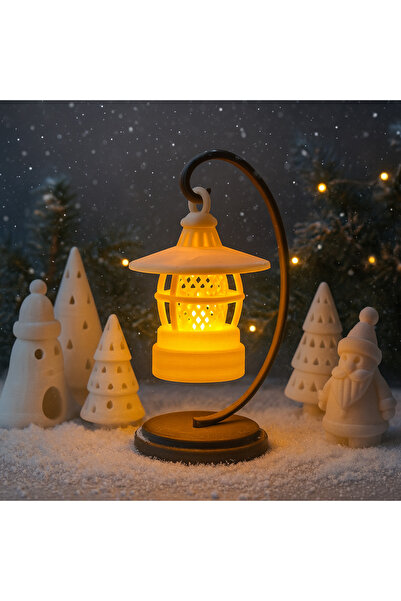 oraychess 3D Baskı Dekoratif LED Fener Lamba – Gece Lambası – Yılbaşı ve Masa Üstü Dekor