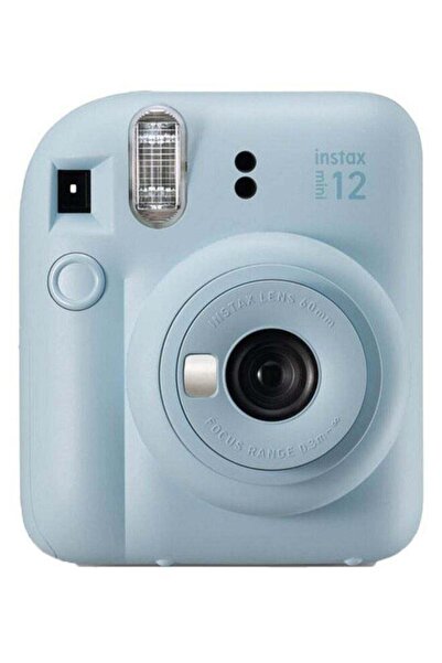 Fujifilm كاميرا Instax Mini 12 باللون الأزرق الفاتح
