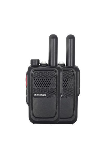 ASELSAN PM580 PMR El Telsizi 2'li Set - Şantiye, Kamp ve Güvenlik İçin Lisanssız İletişim