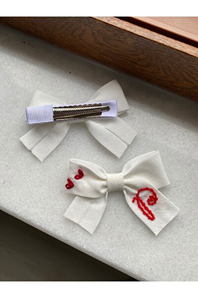 EGOMİ Letter Embellishment Detailed Clip Buckle (P)