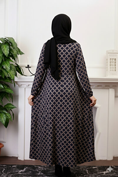 Defkay Side-Tie Cotton Viscose Fabric Women's Prayer Dress