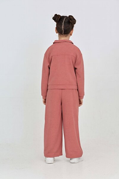 Yalçınoğlu Kids Girl's Reported Fabric Oversized Sets 5-13 Years Old I 2-Piece Set I New Season Colors I Stylish Model