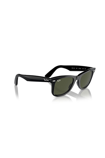 Ray-Ban نظارات شمسية مربعة للجنسين من راي بان - RB 2140 - مقاس العدسة: 50 مم - أسود
