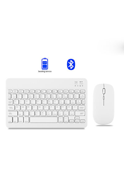 MA Kablosuz klavye mouse seti şarj edilebilir çift bağlantı