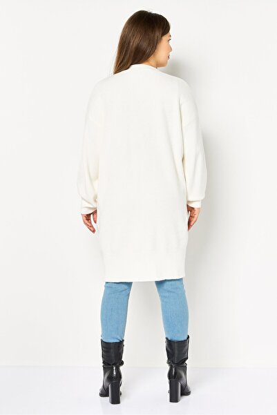 Phase Eight Women V Neck Knitted Cardigan, White