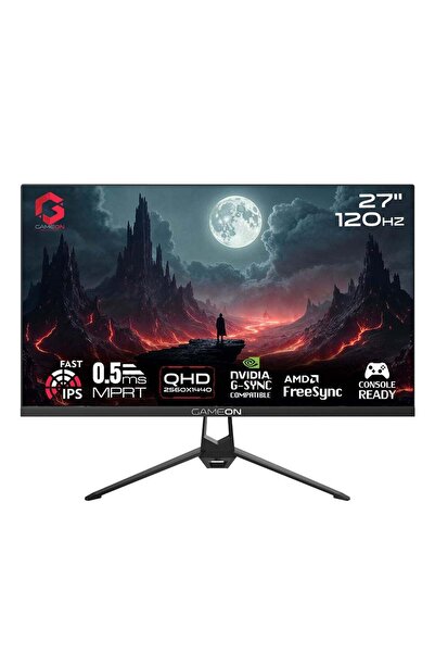 GAMEON 27 inch QHD 120Hz 0.5ms IPS Gaming Monitor, HDMI 2.1, FreeSync, Adaptive-Sync, 99% sRGB GOES2
