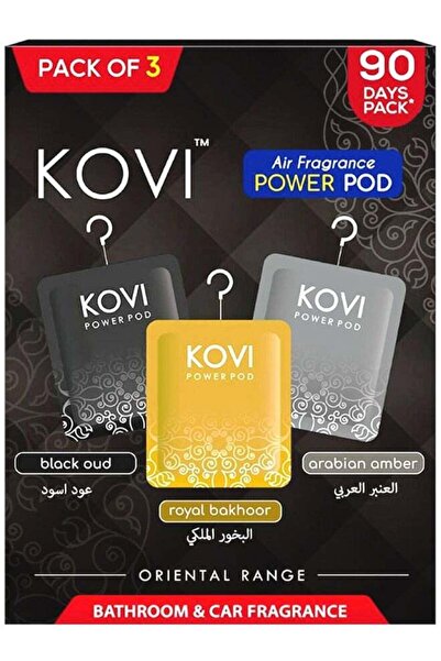 kovi Air Fragrance Power Pod for Bathroom and Car, Arabic Fragrances of Black...