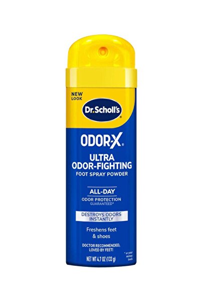 Dr. Scholl's بودرة بخاخ القدمين المقاومة للروائح الكريهة من أودور-إكس - تقضي ...