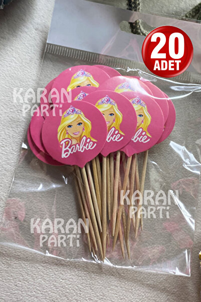 karanca parti süs 20 قطعة من أعواد الأسنان على شكل أميرة للفتيات، مناسبة لأعي...