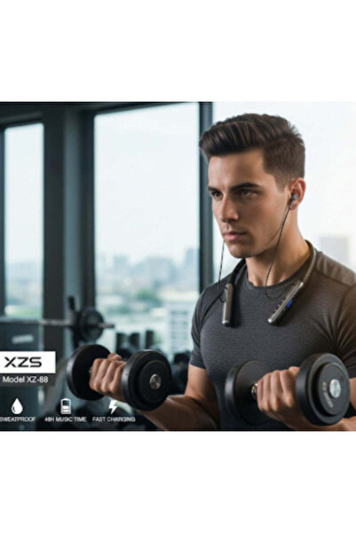 zxmgold Wireless Neckband Headset — HD Sound, Fast Charging, Up to 48H Playtime