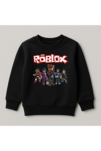 SVART WEAR Swea pentru copii 100% bumbac cu imprimeu Roblox tricou