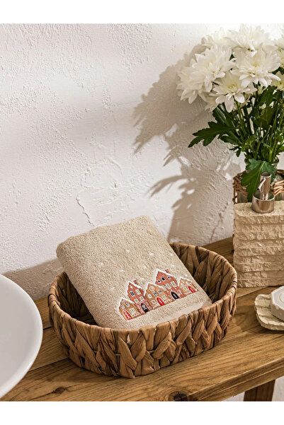 LC Waikiki Рушник для обличчя з вишивкою «Печиво» 50x80 см