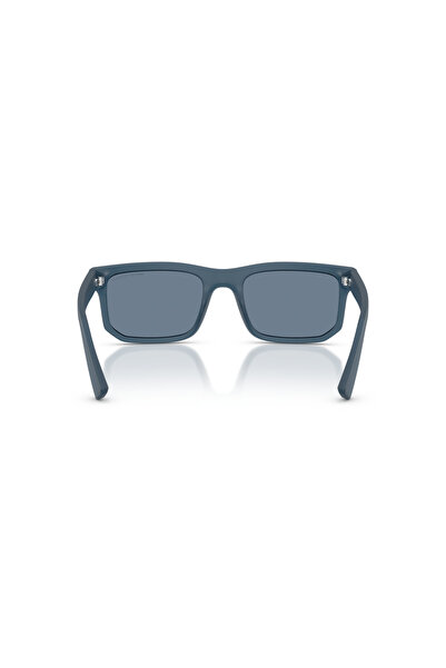 Armani Exchange Male Round sunglasses- AX 4165S - lense size:56mm - Frosted blue