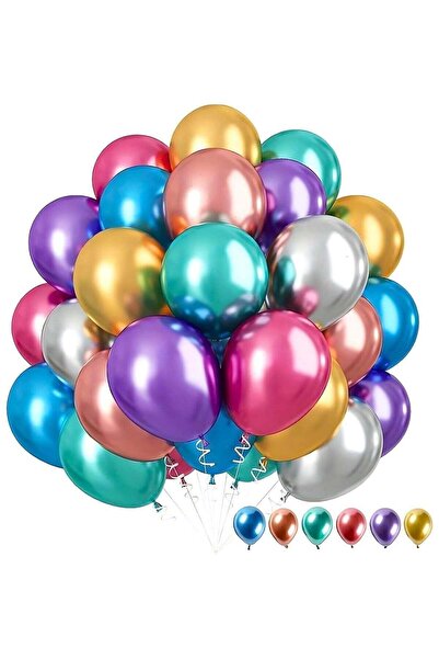 Generic VIO 100 Piece 12 Inch Assorted Colors Rainbow Latex Balloons for Happ...
