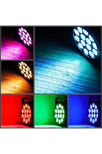 VENTART VENTART Par Lights Stage Lights, 14PCS*10W, Phone App Control, Projector, Power 100W