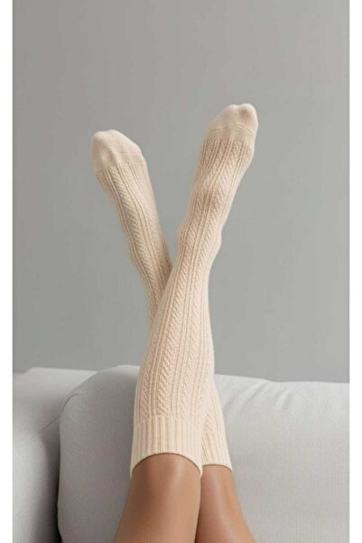 LAGRANZE Cozy Line Premium Women's Over-The-Knee Jacquard Socks