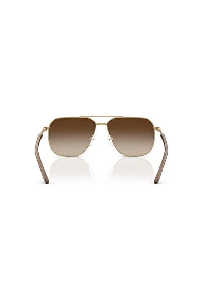 Armani Exchange Male Square sunglasses- AX 2057S - lense size:59mm - Matte pale gold