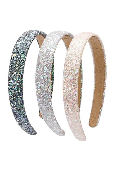 hair LONEEDY Set 3 bentițe cu paiete și sclipici