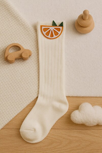 ESİLA KİDS Children's Socks Long Fruit Patterned Socks