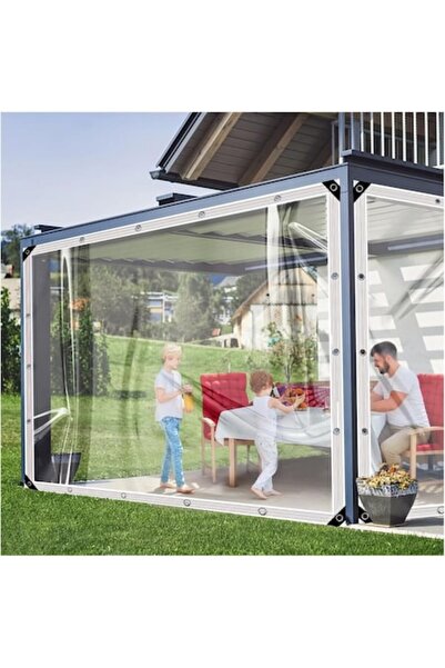 BCBIG Prelată impermeabilă din PVC 2x1m — Rezistentă la vânt, ploaie și UV cu inele de aluminiu