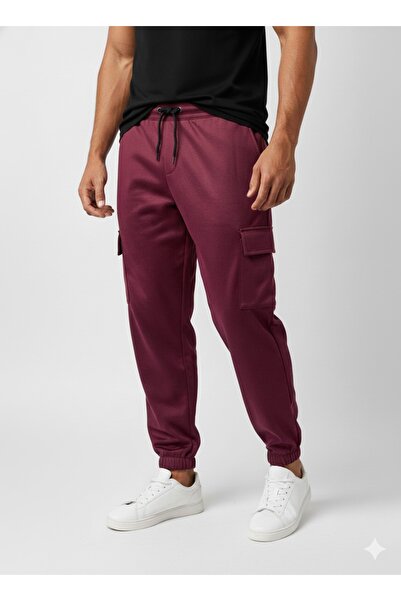 STITCH by MH Men's Velvet Cargo Joggers