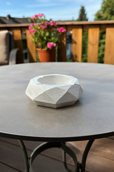 Elizovi Mermer Dokulu Sekizgen Desenli Küllük | Modern Lüks Masaüstü Dekorati...