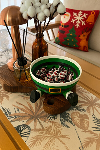 Heners Noel Baba Şeklinde Kâse | 3D Baskı Christmas Santa Bowl – Yılbaşı Deko...