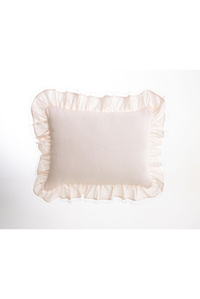 Bebezade Thin Lace Ruffled Cotton Satin Pillowcase