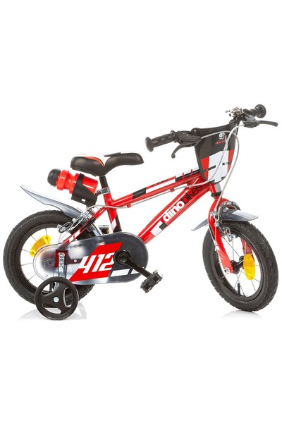 Dino Bikes Kids’ Bicycle Model 412 DB-412US-06 Dino Bikes, 12 Inch – Red
