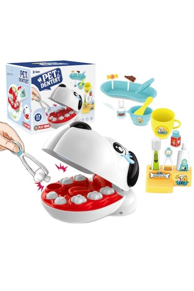 zyteq Set de joaca Pet Dentist jucarie educativa interactiva pentru copii 3+,...