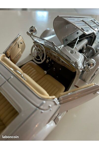 Emy Noi Toys Mașinuță metalică de colecție – Mercedes-Benz 500K/540K Roadster