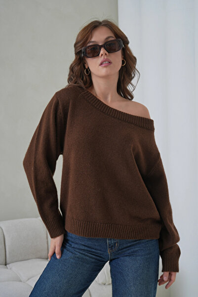 Park Karon Women's Boat Neck Soft Textured Knit Sweater 8703Sw