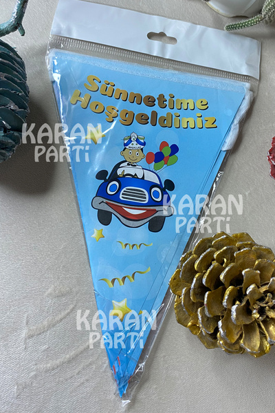 karanca parti süs مرحبًا بكم في سونيتيم، راية مثلثة الشكل لتزيين الجدران أو ا...